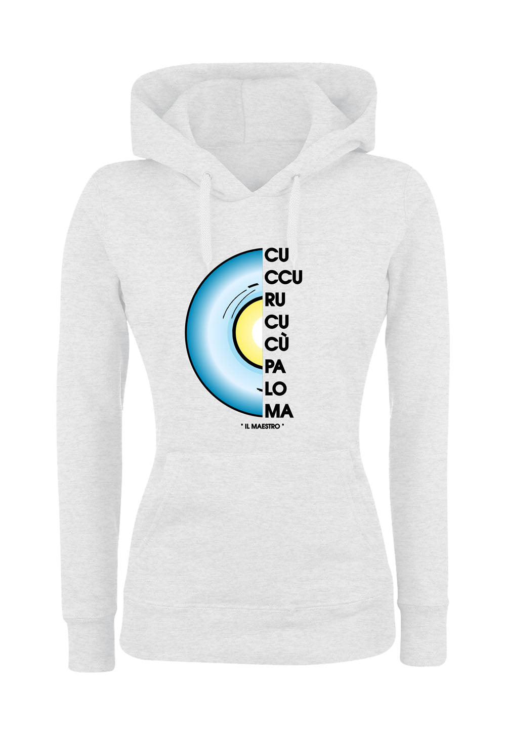 Felpa con cappuccio UOMO, DONNA & BAMBIN - IL MAESTRO - Super vestibilità Top qualità - Social Crazy