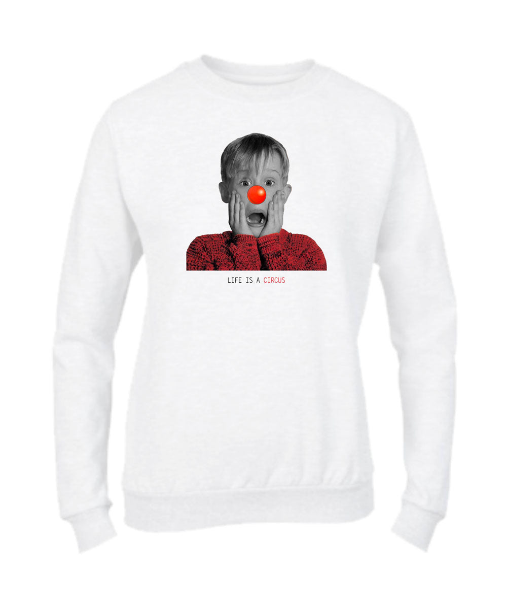 Felpa Girocollo UOMO, DONNA & BAMBIN - MAMMA CIRCUS - Super vestibilità Top qualità