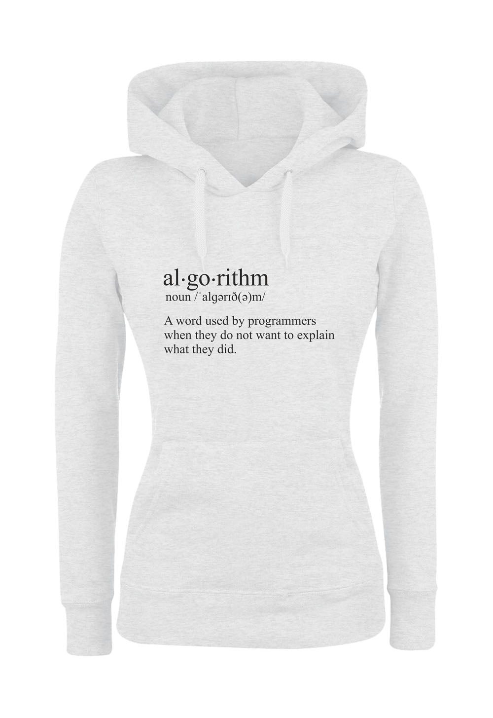 Felpa con cappuccio UOMO, DONNA & BAMBIN - ALGORITHM - Super vestibilità Top qualità - Social Crazy