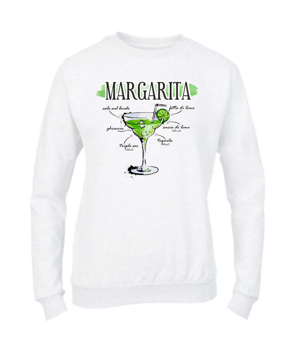 Felpa Girocollo UOMO, DONNA & BAMBIN - MARGARITA - Super vestibilità Top qualità