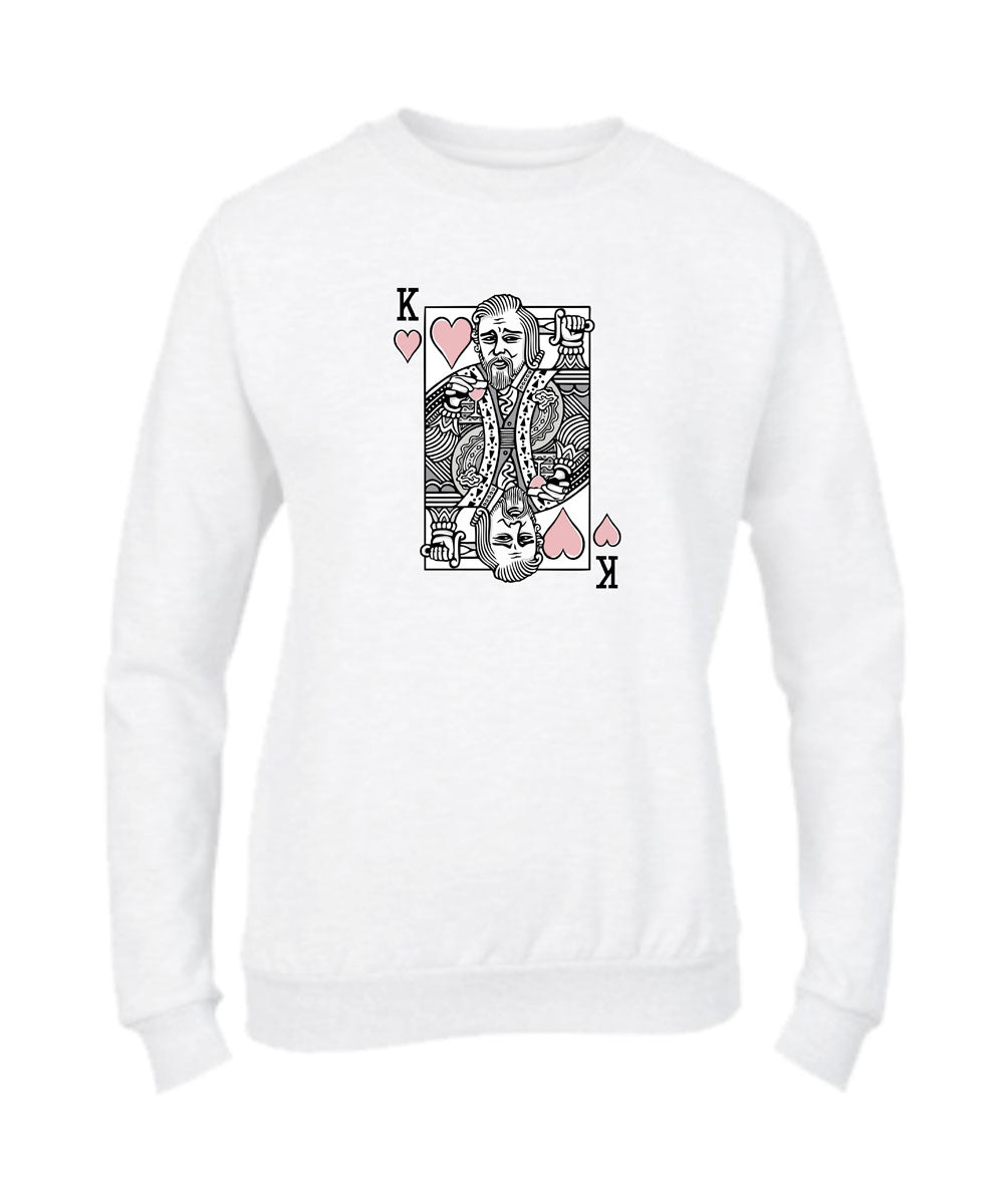 Felpa Girocollo UOMO, DONNA & BAMBIN - KING CAPRIO - Super vestibilità Top qualità