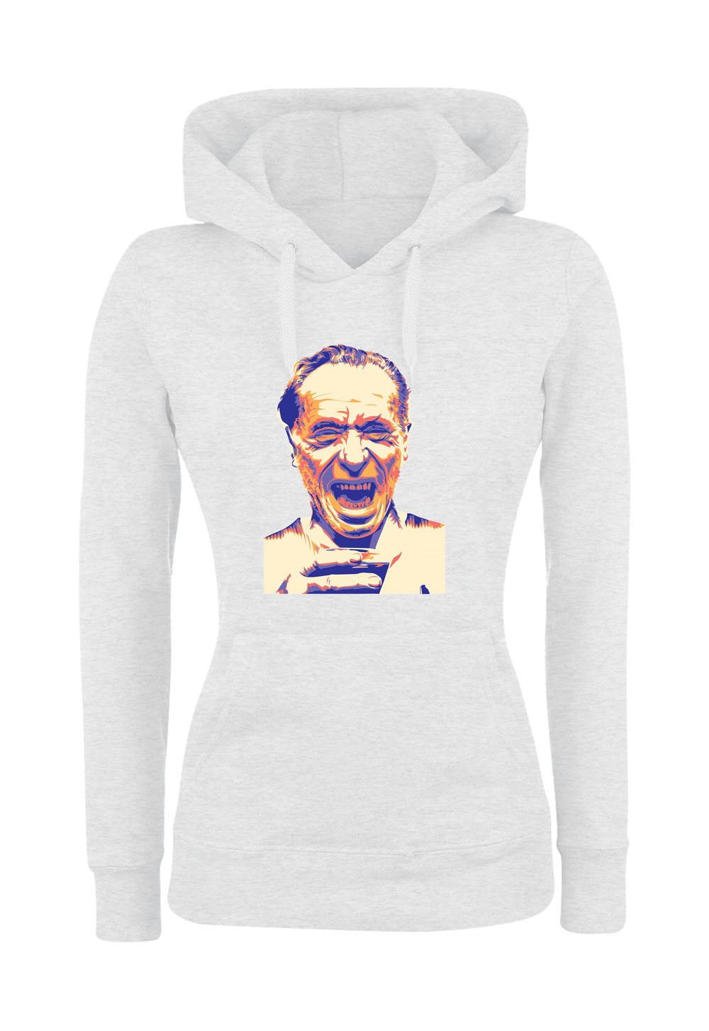 Felpa con cappuccio UOMO, DONNA & BAMBIN - CHARLES BUKOWSKI - Super vestibilità Top qualità