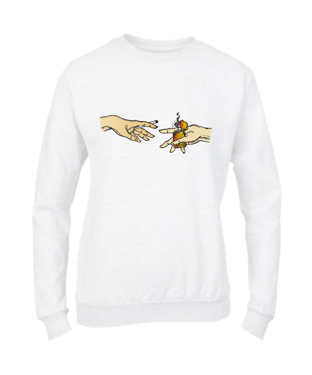 Felpa Girocollo UOMO, DONNA & BAMBIN - MANI - Super vestibilità Top qualità