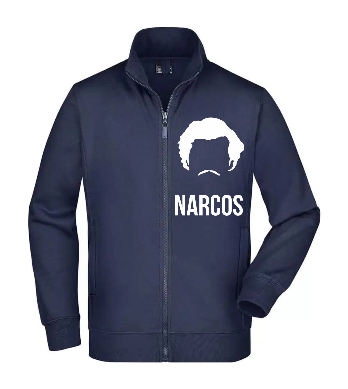 Felpa Unisex Full Zip - NARCOS SILHOUETTE - Super vestibilità Top qualità