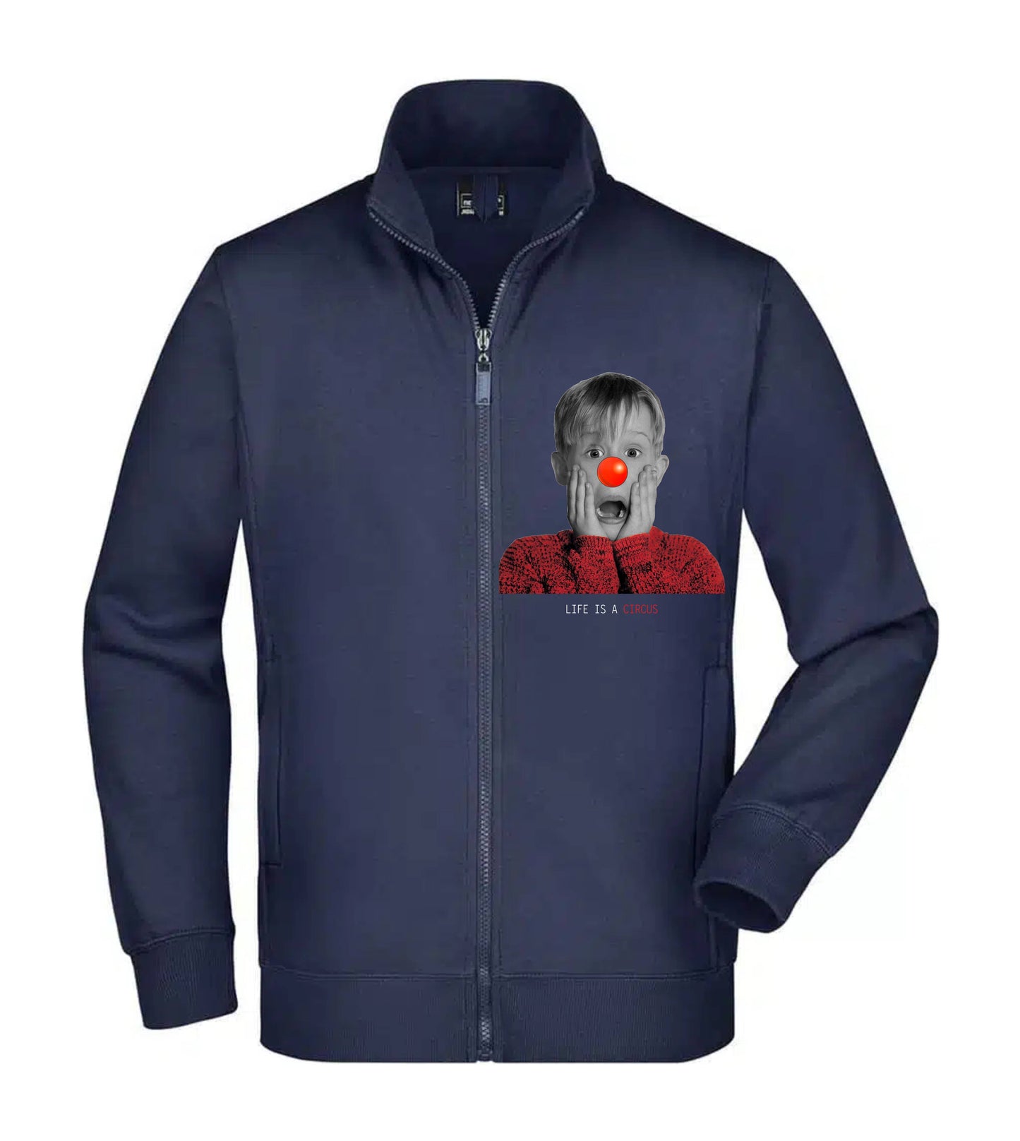 Felpa Unisex Full Zip - MAMMA CIRCUS - Super vestibilità Top qualità