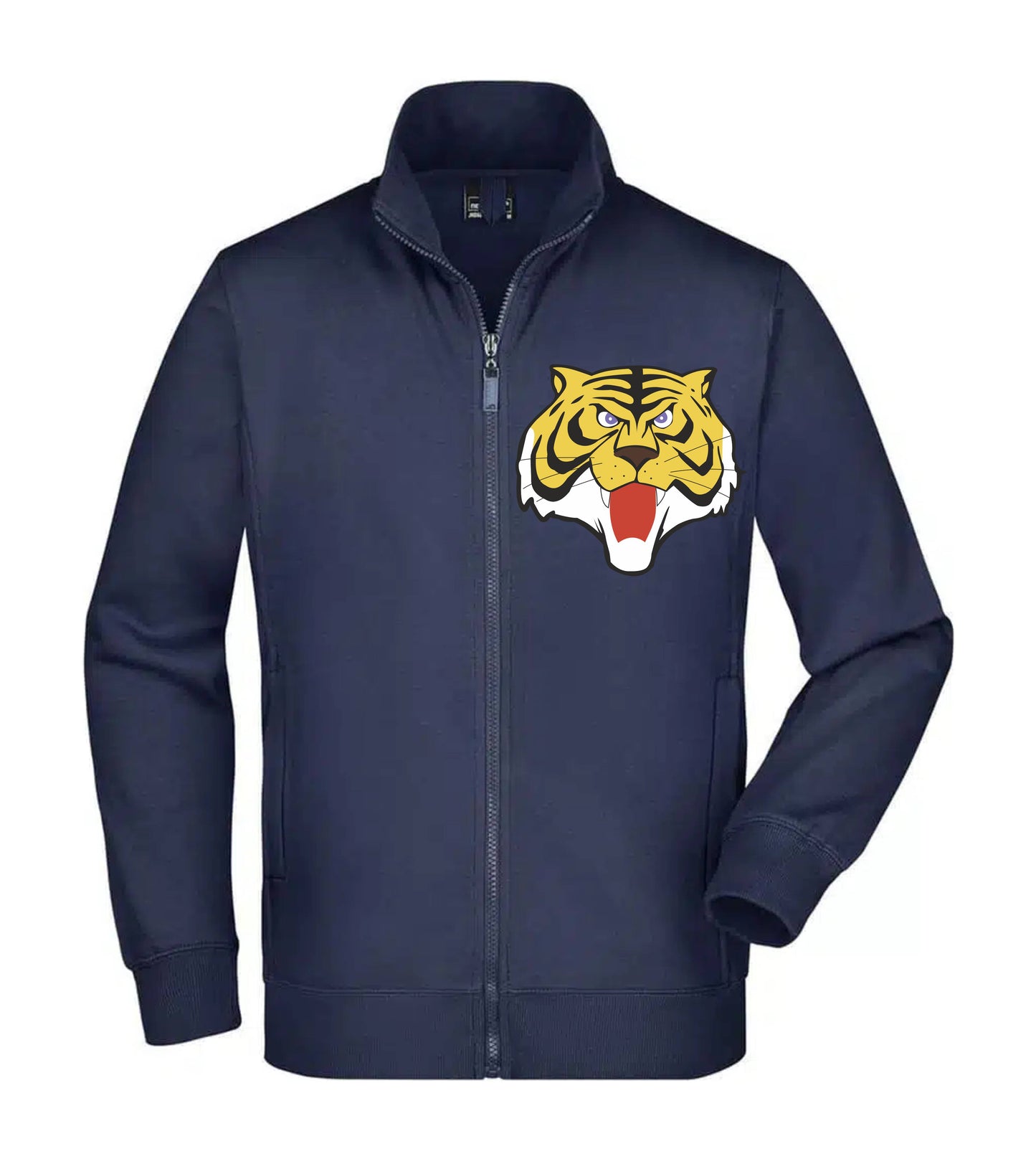 Felpa Unisex Full Zip - L'UOMO TIGRE HEAD - Super vestibilità Top qualità