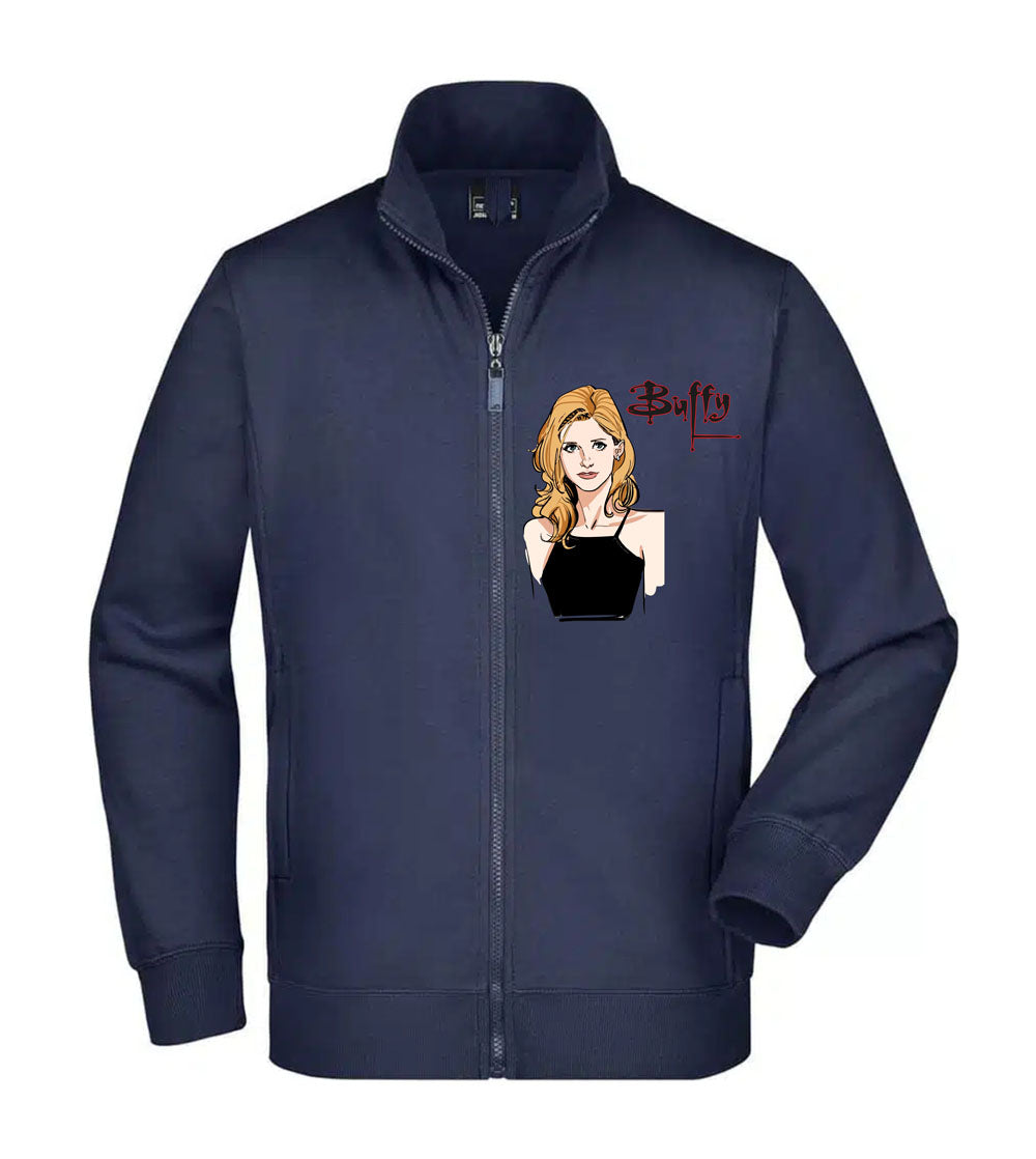 Felpa Unisex Full Zip - BUFFY L'AMMAZZA VAMPIRI - Super vestibilità Top qualità - Social Crazy
