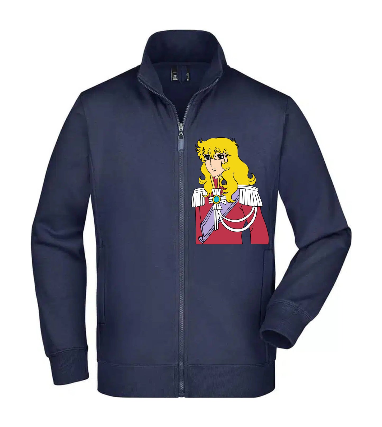 Felpa Unisex Full Zip - LADY OSCAR - Super vestibilità Top qualità