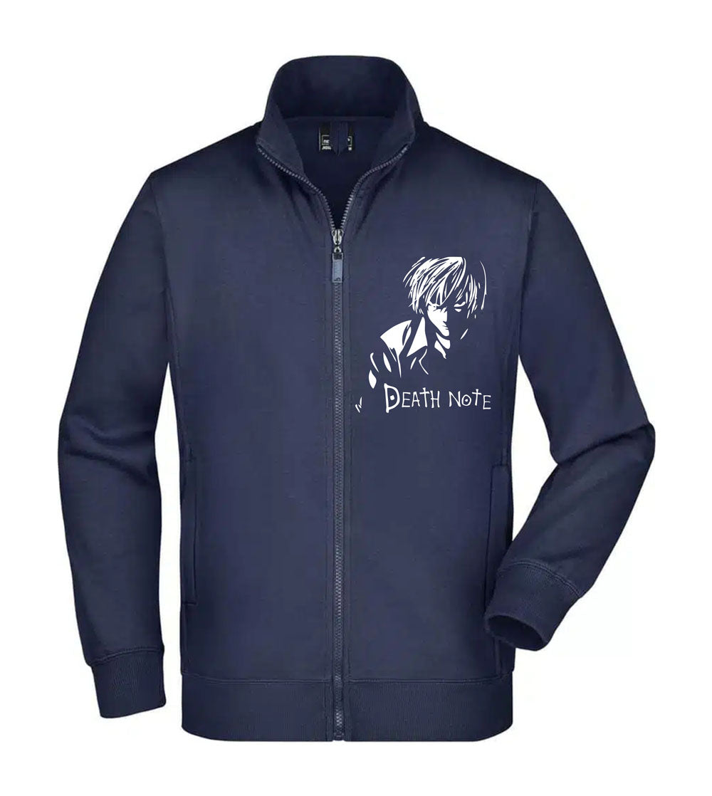 Felpa Unisex Full Zip - DEATH NOTE - LIGHT - Super vestibilità Top qualità - Social Crazy