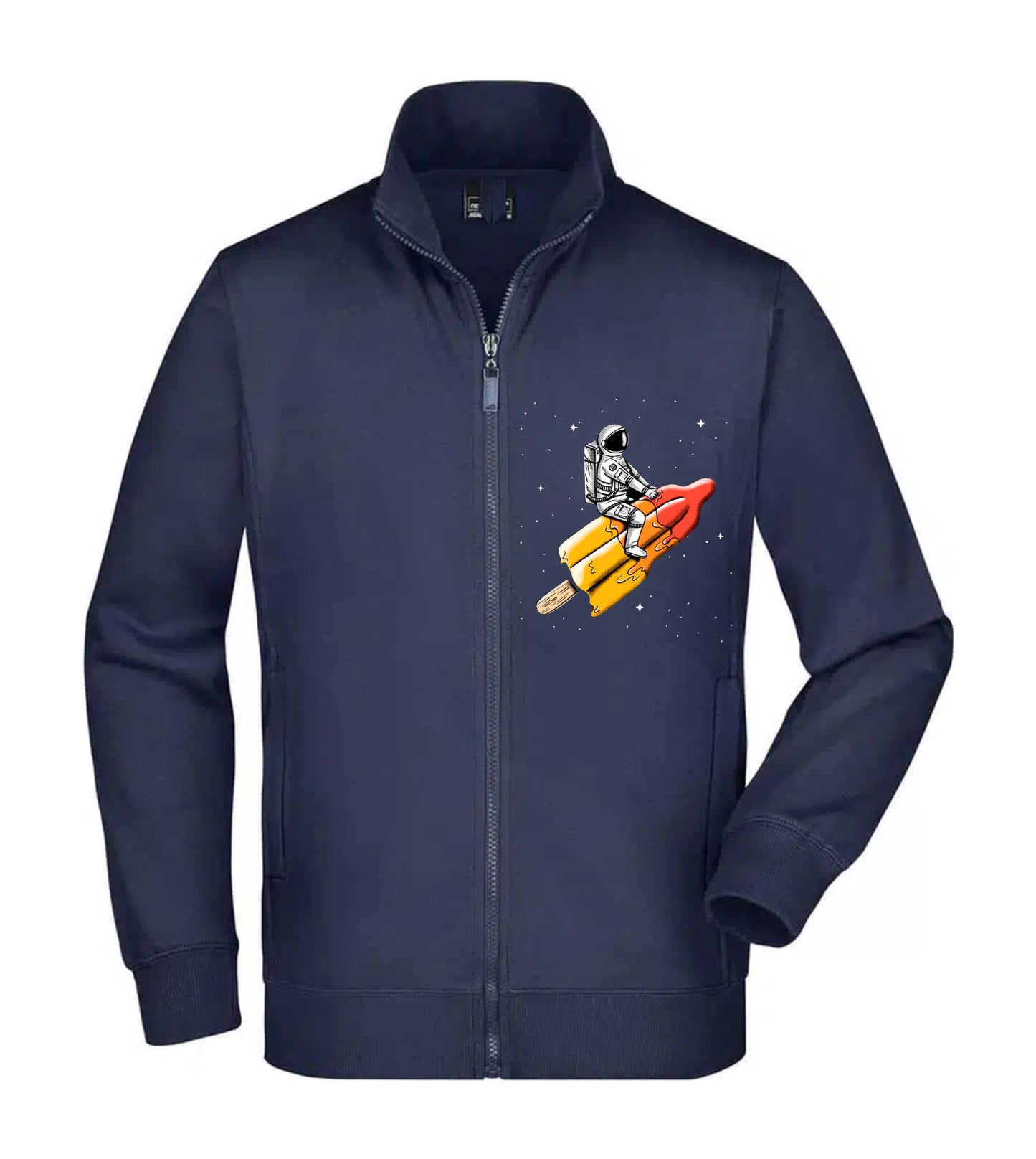 Felpa Unisex Full Zip - MELTED ROCKET - Super vestibilità Top qualità