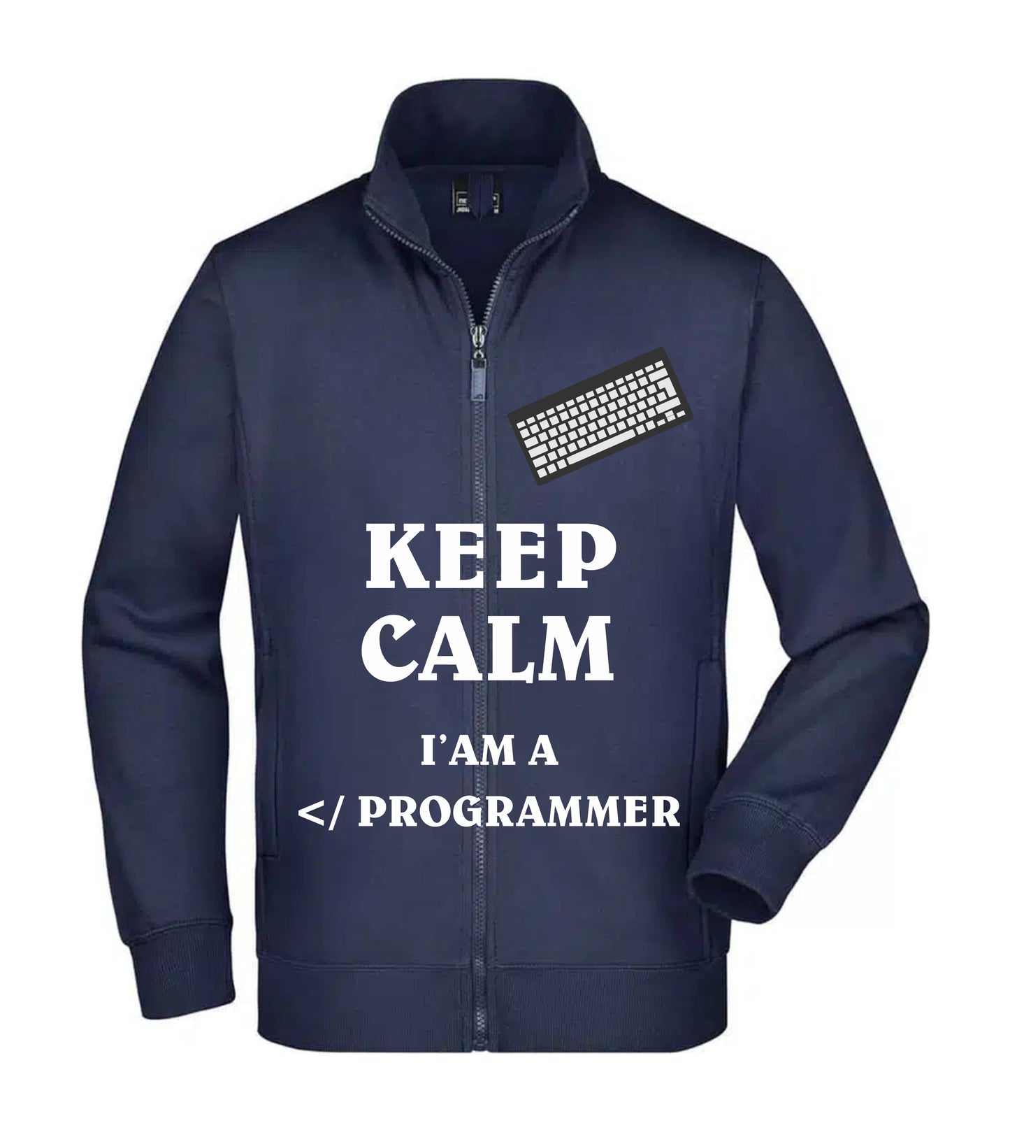 Felpa Unisex Full Zip - I'M A PROGRAMMER - Super vestibilità Top qualità