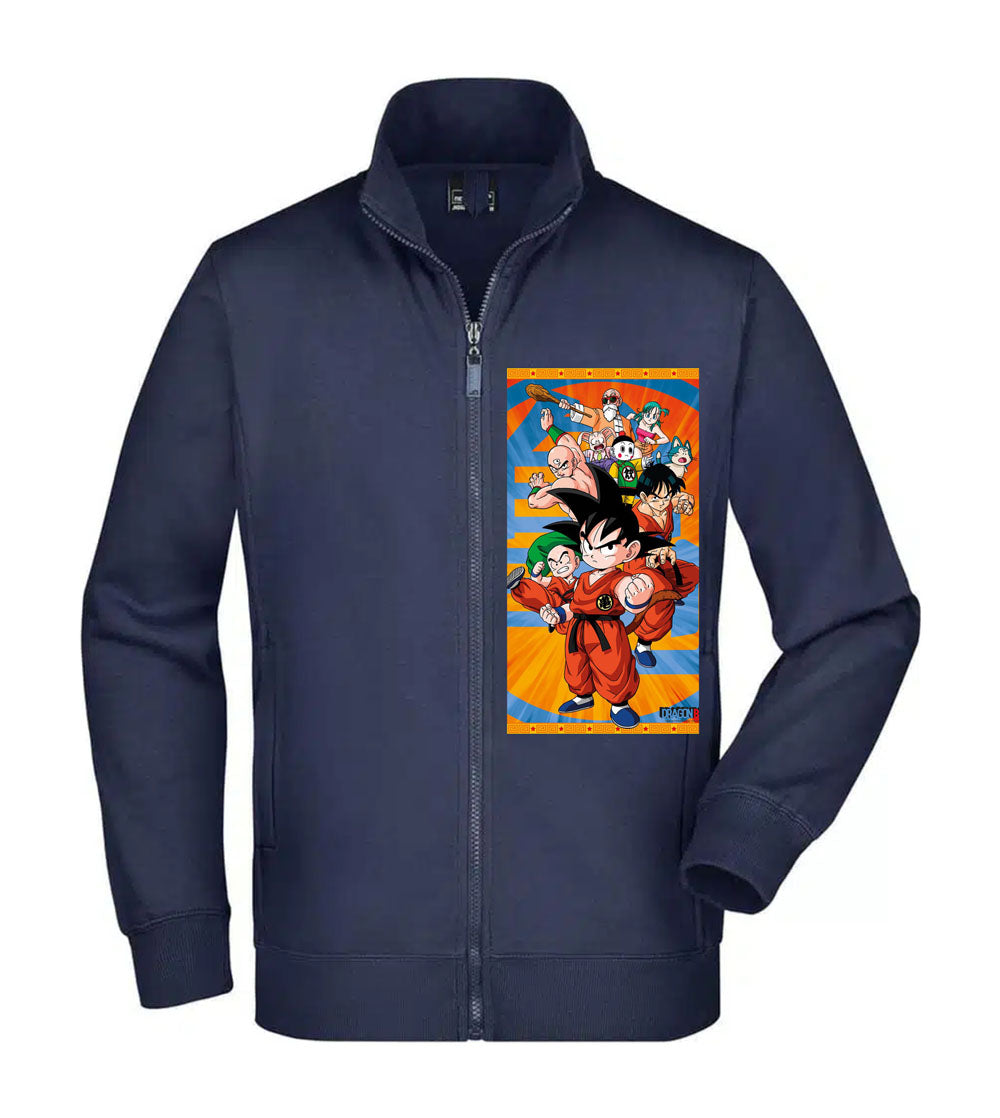 Felpa Unisex Full Zip - DRAGON BALL - Super vestibilità Top qualità