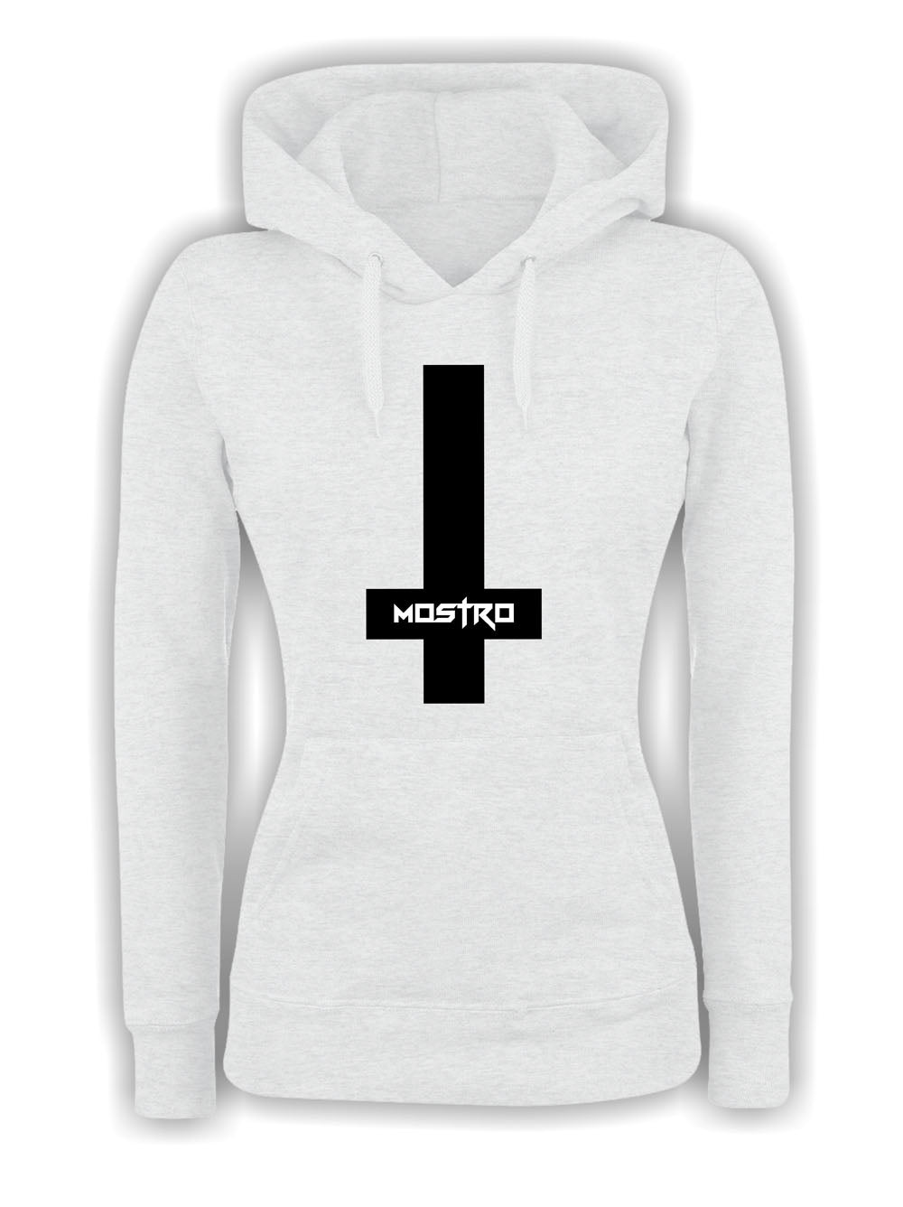 Felpa con cappuccio UOMO, DONNA & BAMBIN - MOSTRO CROCE - Super vestibilità Top qualità