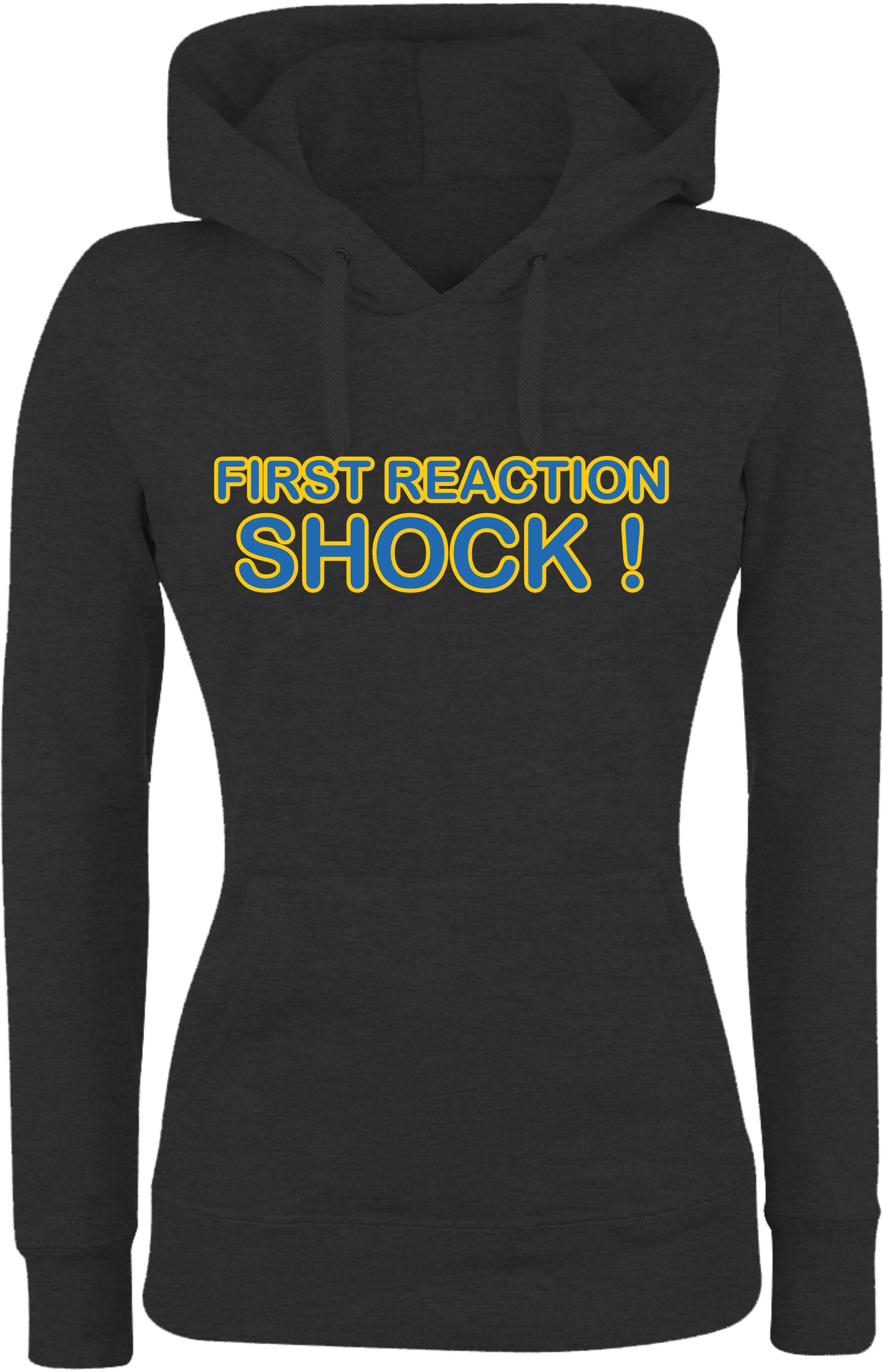 Felpa con cappuccio UOMO, DONNA & BAMBIN - FIRST REACTION SHOCK - Super vestibilità Top qualità