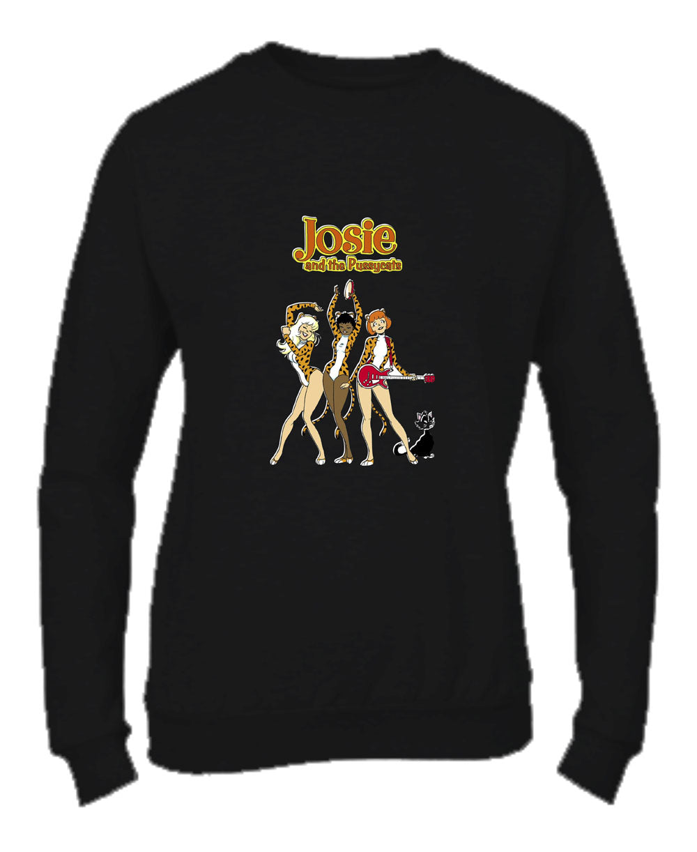 Felpa Girocollo DONNA & BAMBIN - JOSIE AND THE PUSSY CAT - Super vestibilità Top qualità