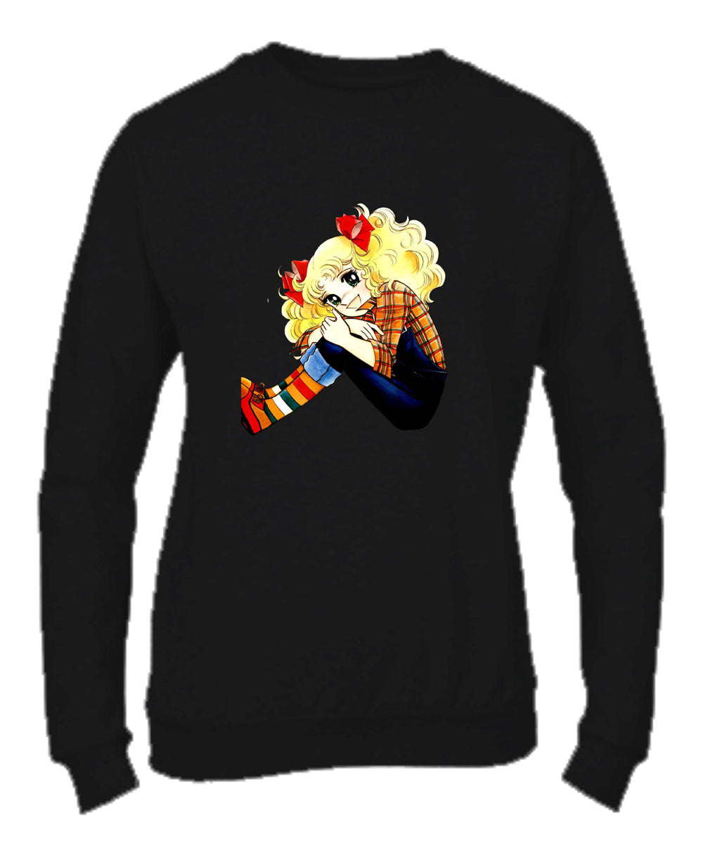 Felpa Girocollo DONNA & BAMBIN - CANDY CANDY - Super vestibilità Top qualità