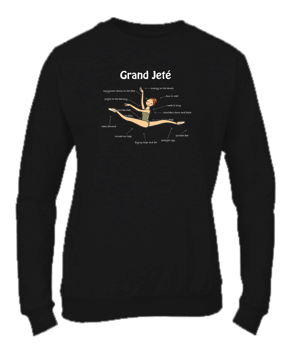 Felpa Girocollo DONNA & BAMBIN - GRAND JETÈ - Super vestibilità Top qualità