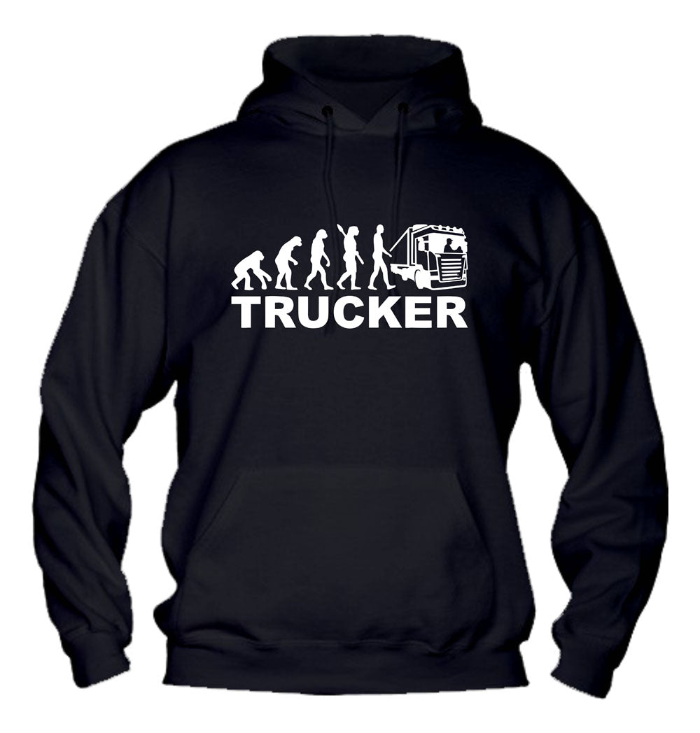 Felpa con cappuccio UOMO - EVOLUTION TRUCKER - Super vestibilità Top qualità