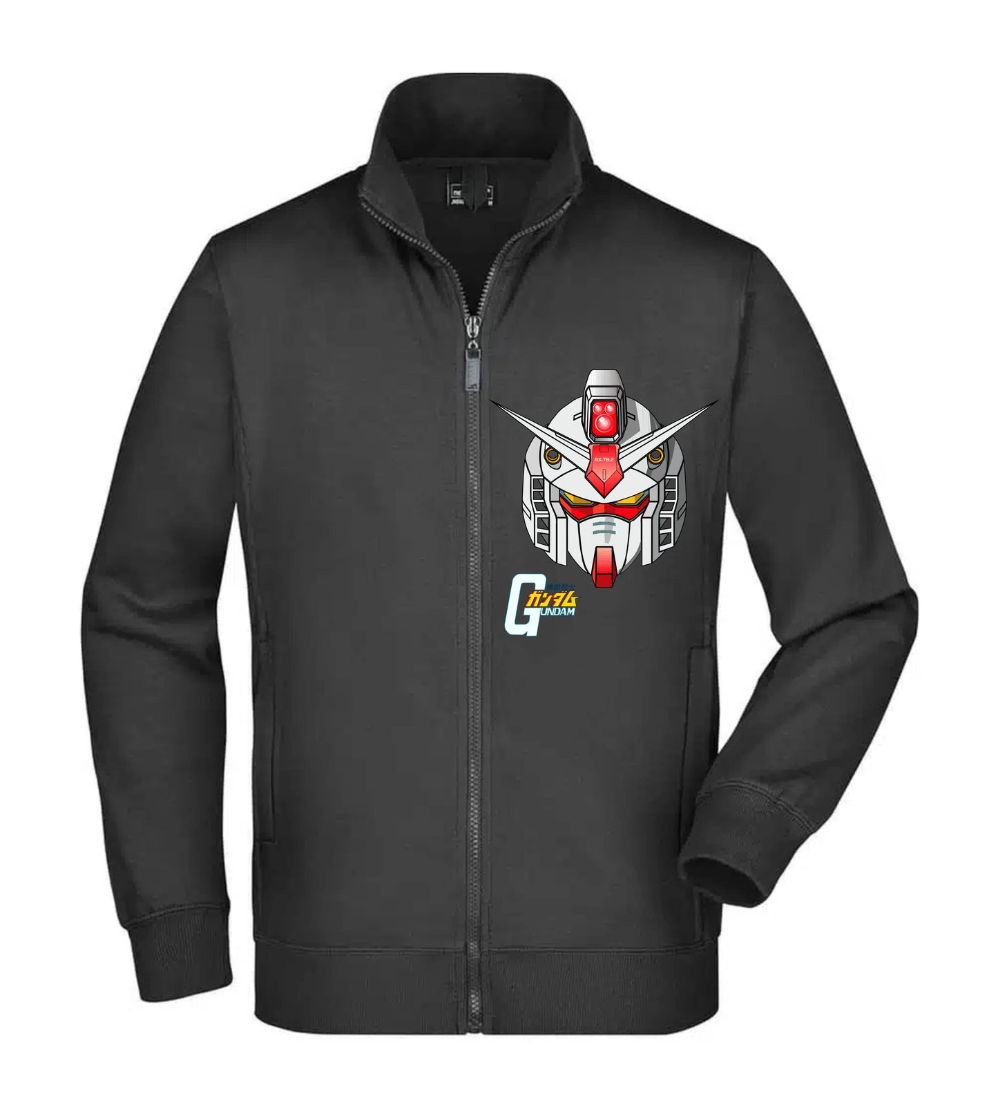 Felpa Unisex Full Zip - GUNDAM HEAD - Super vestibilità Top qualità