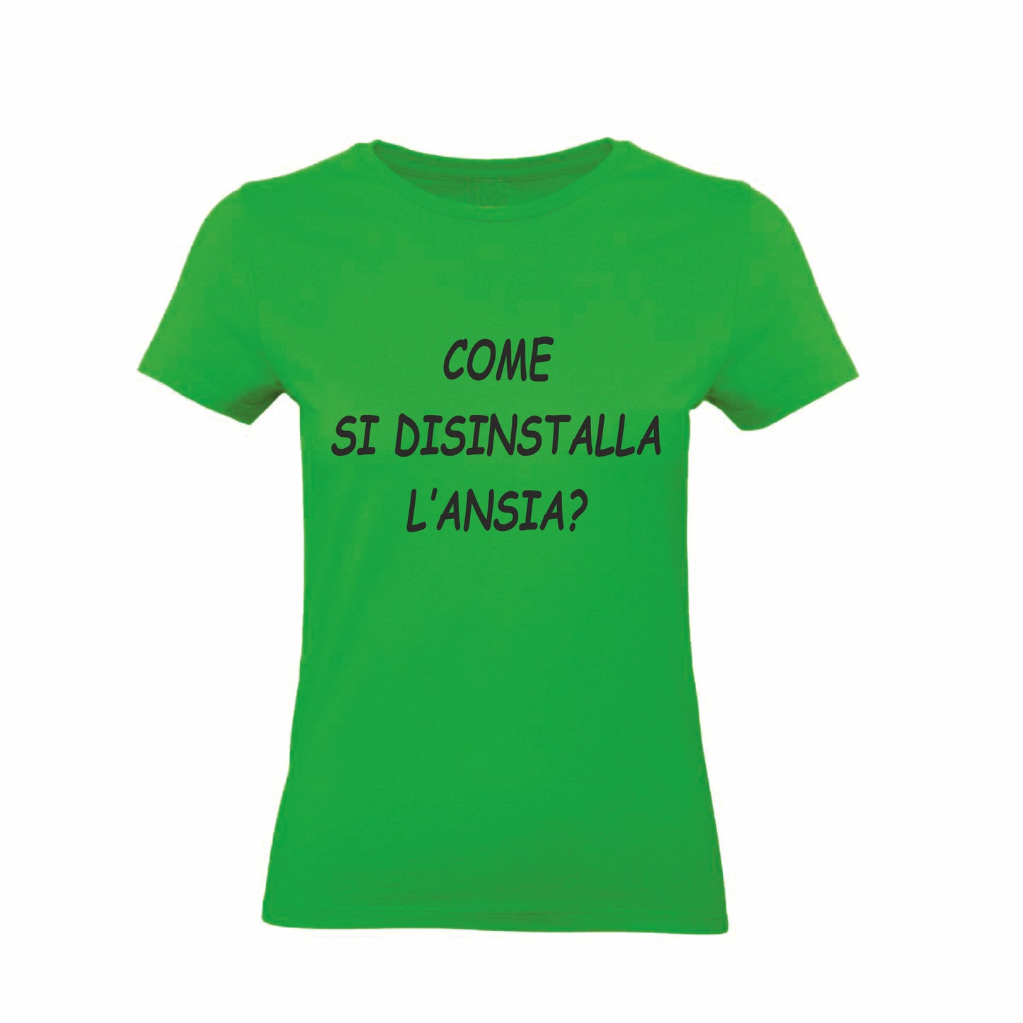 T-Shirt Uomo, Donna & Bambino - COME SI DISINSTALLA L'ANSIA - Maglietta Maglia Tshirt Super vestibilità Top qualità