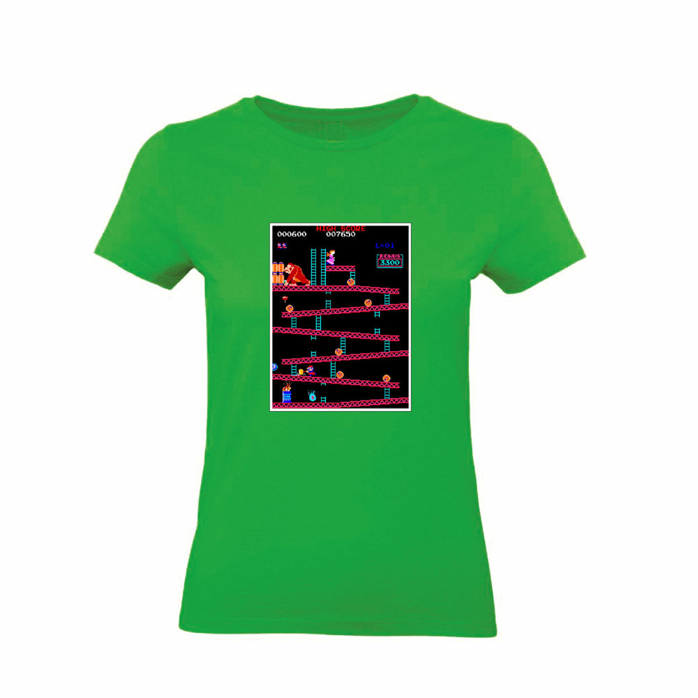 T-Shirt Uomo, Donna & Bambino - DONKEY KONG - Maglietta Maglia Tshirt Super vestibilità Top qualità