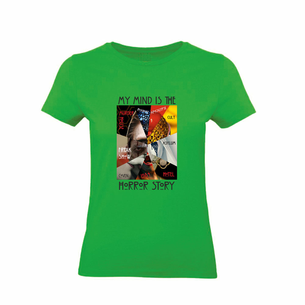 T-Shirt Uomo Donna & Bambino - MY MIND IS THE HORROR STORY - Maglietta Maglia Tshirt Super vestibilità Top qualità