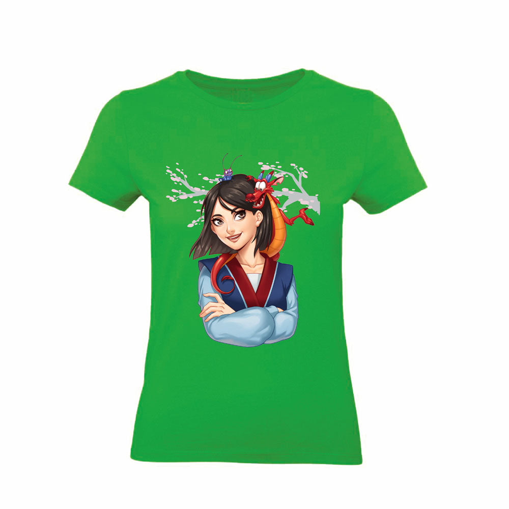 T-Shirt Donna & Bambino - MULAN - Maglietta Maglia Tshirt Super vestibilità Top qualità