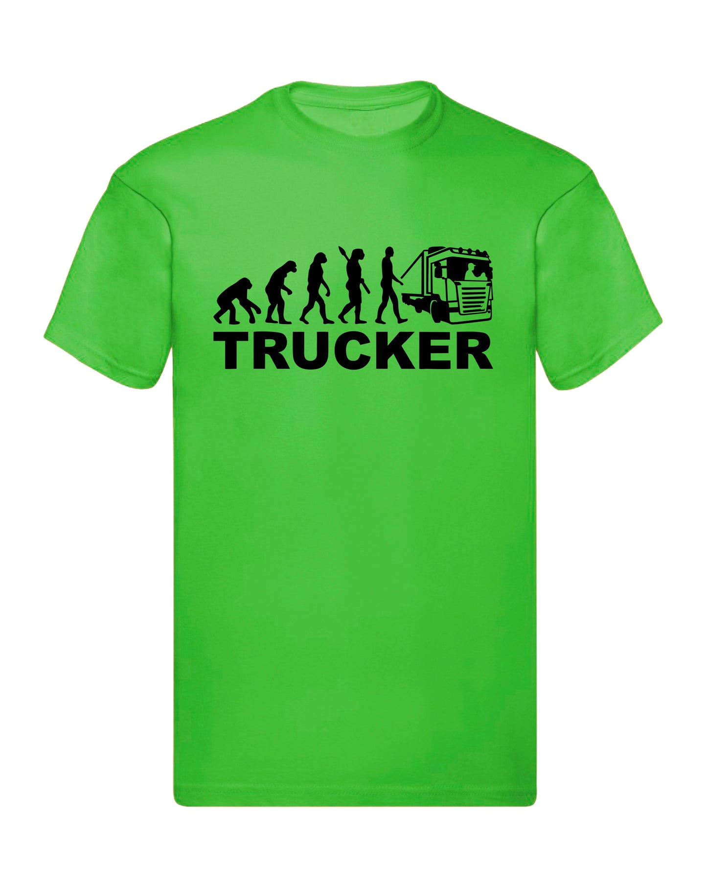 T-Shirt Uomo, Donna & Bambino - EVOLUTION TRUCKER - Maglietta Maglia Tshirt Super vestibilità Top qualità