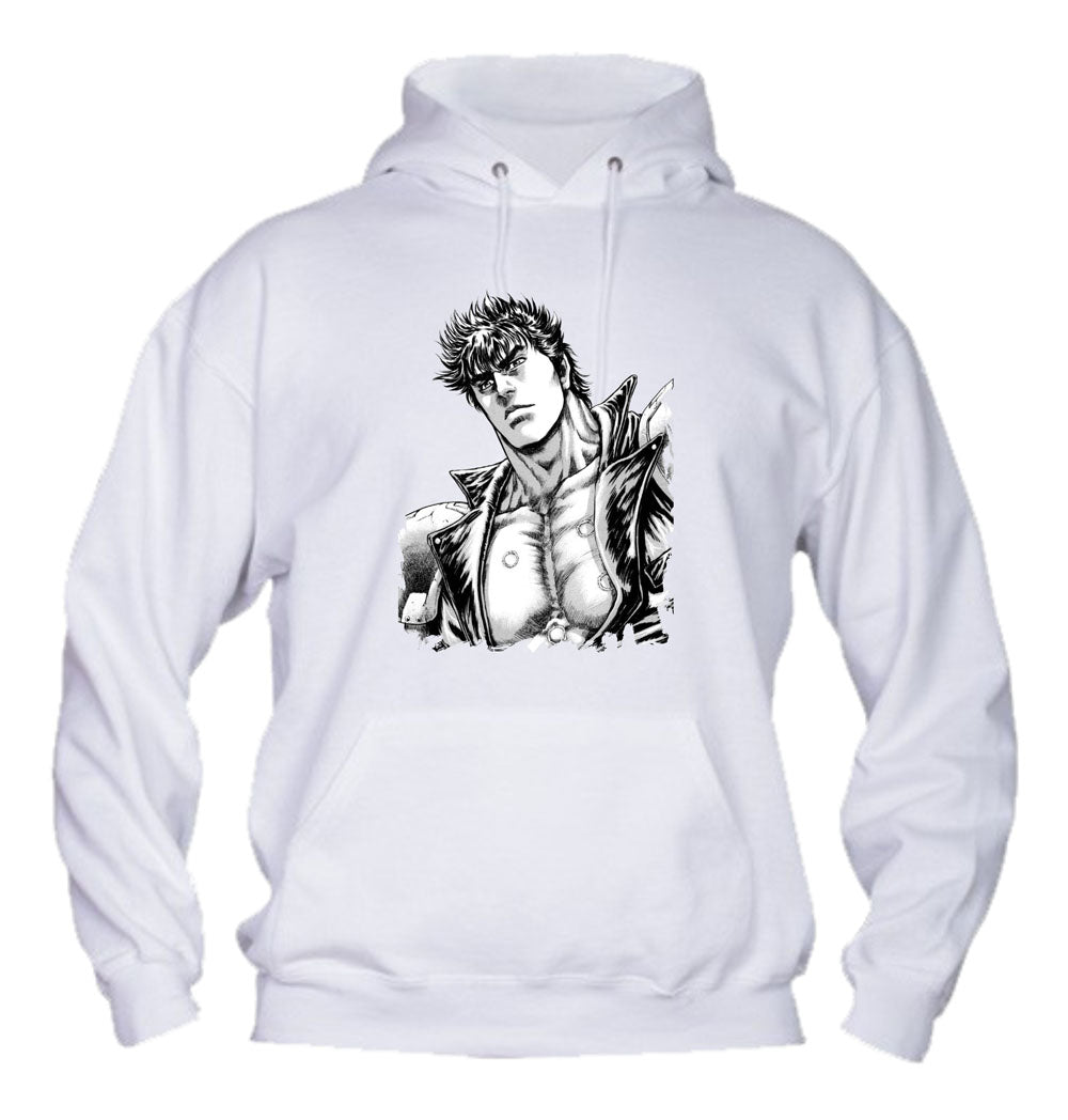 Felpa con cappuccio UOMO & BAMBIN - KEN IL GUERRIERO - Super vestibilità Top qualità