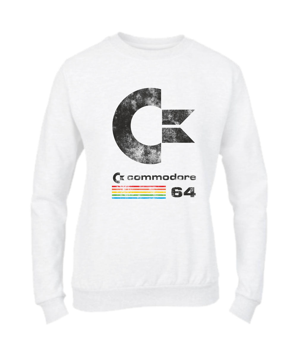 Felpa Girocollo UOMO, DONNA & BAMBIN - COMMODORE 64 - Super vestibilità Top qualità