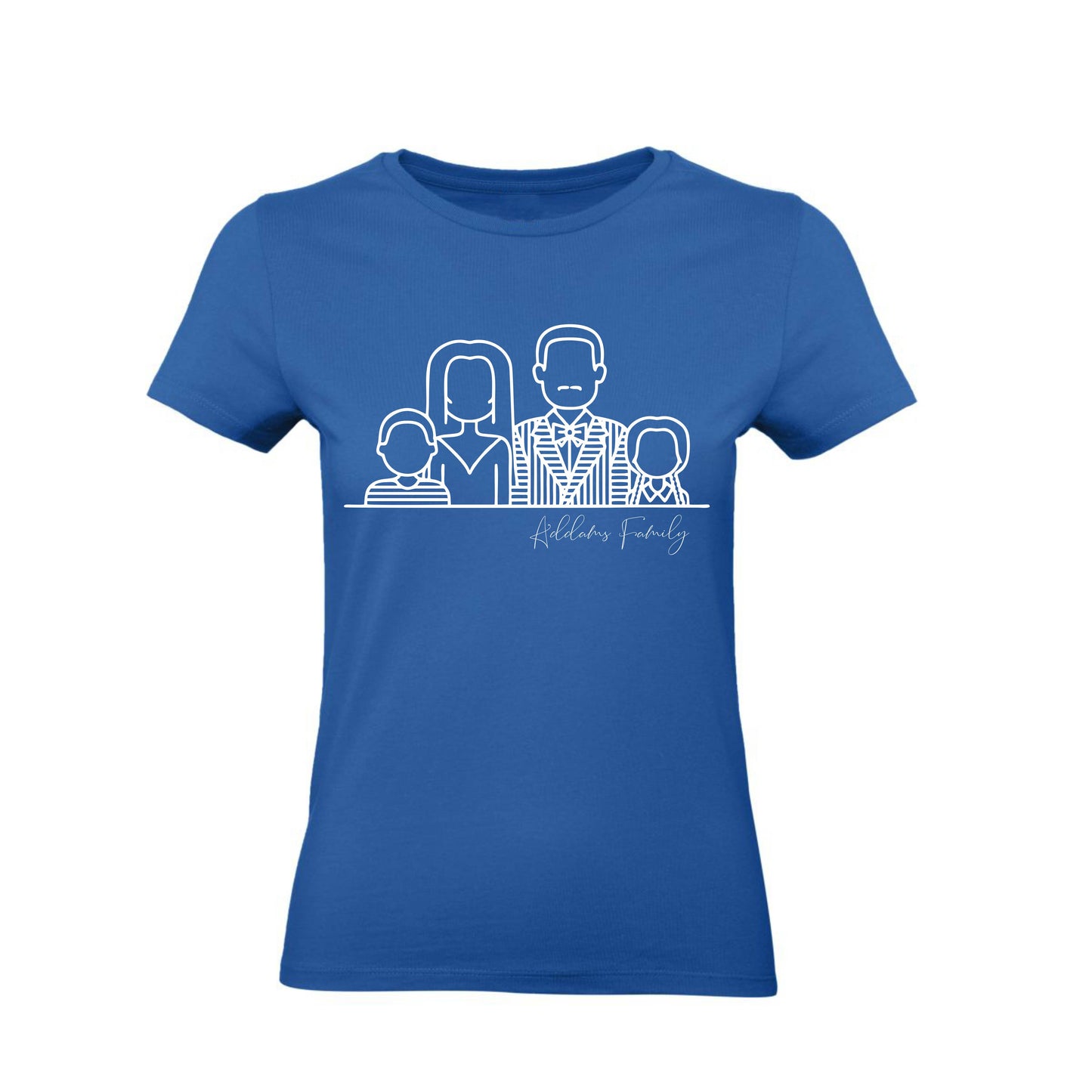T-Shirt Uomo Donna & Bambino - LA FAMIGLIA ADDAMS - Maglietta Maglia Tshirt Super vestibilità Top qualità