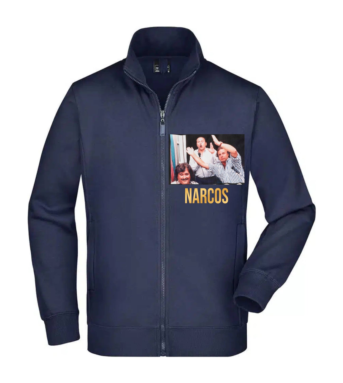 Felpa Unisex Full Zip - NARCOS PERSONAGGI - Super vestibilità Top qualità
