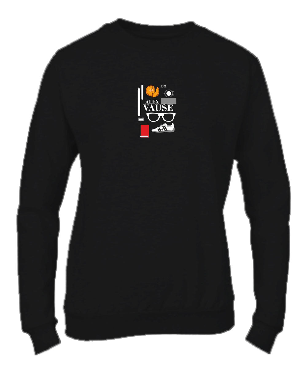 Felpa Girocollo UOMO, DONNA & BAMBIN - ALEX VAUSE - Super vestibilità Top qualità - Social Crazy