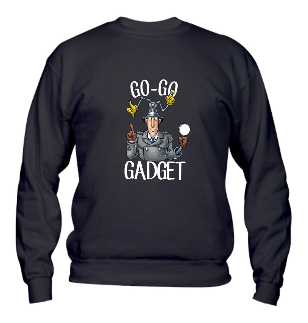Felpa Girocollo UOMO & BAMBIN - GO-GO GADGET - Super vestibilità Top qualità
