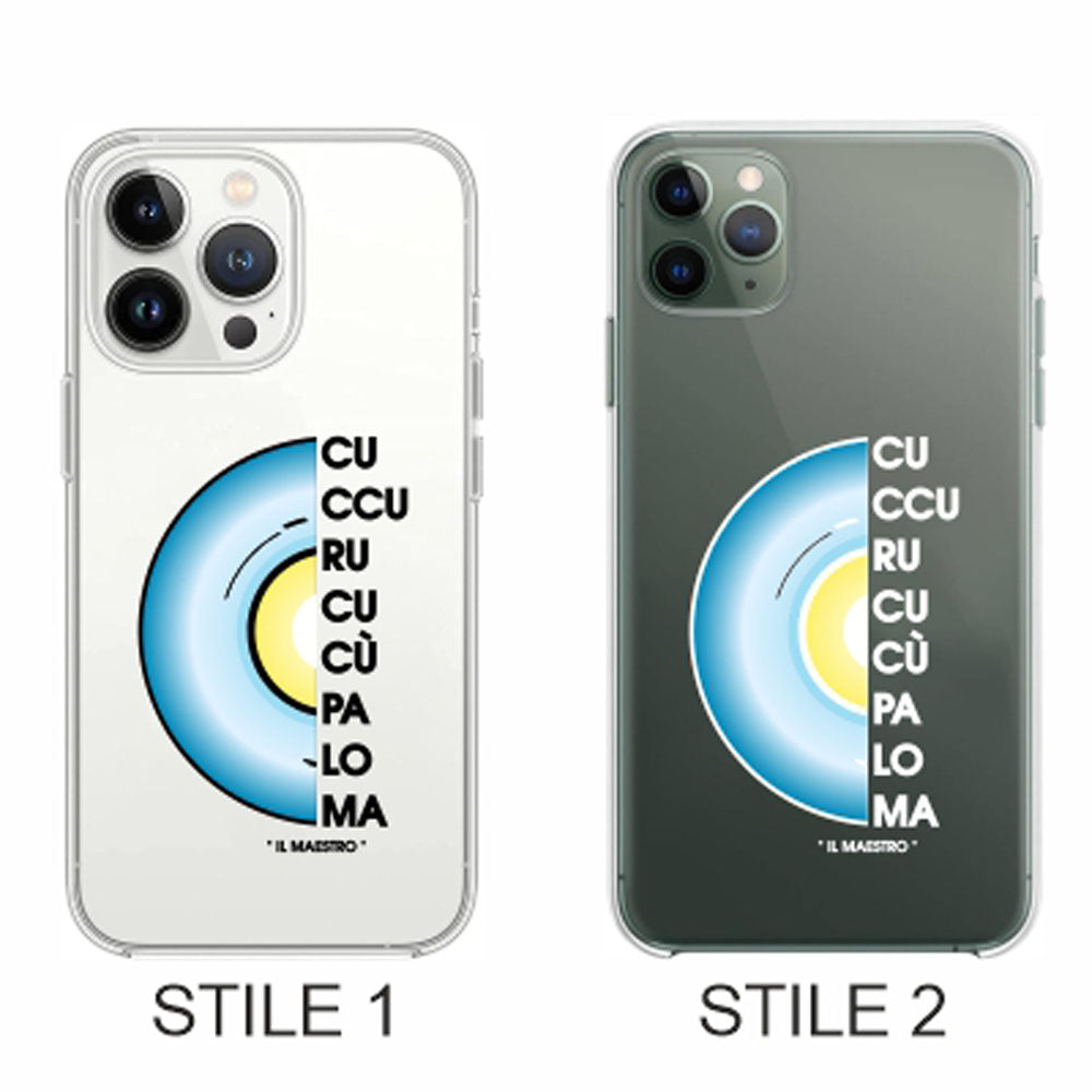 Cover Compatibile Con Tutti i Modelli iPhone - IL MAESTRO - Trasparente UltraSottili AntiGraffio Antiurto Case Custodia Marca