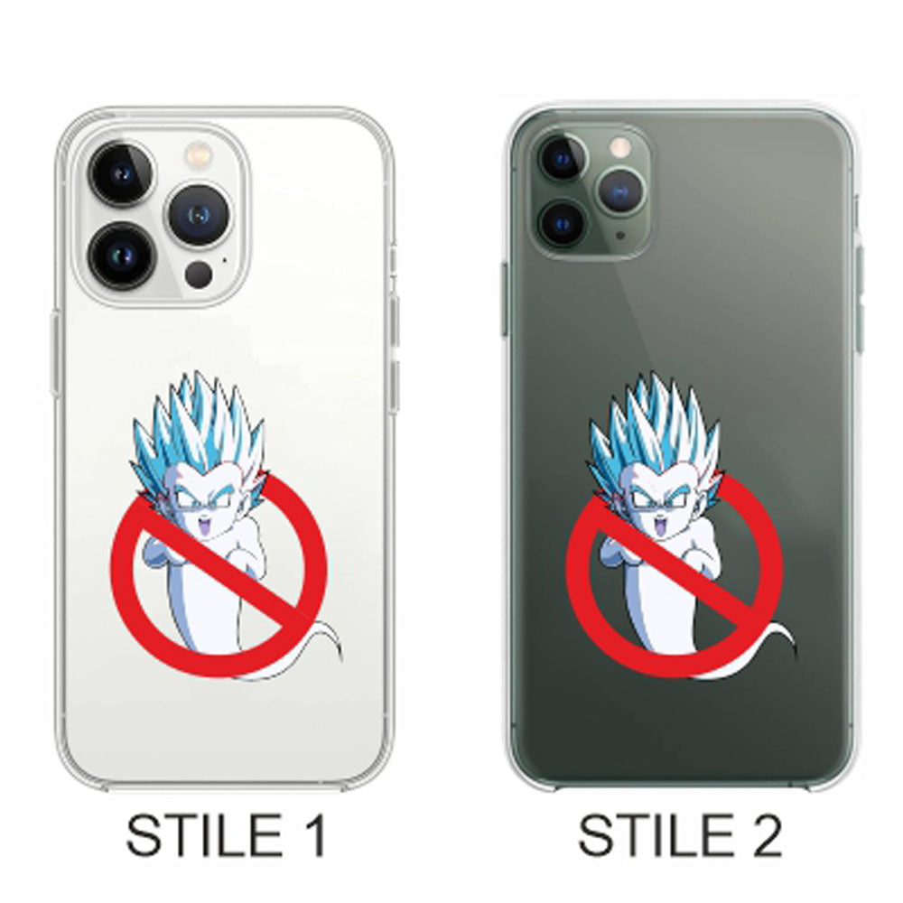 Cover Compatibile Con Tutti i Modelli iPhone - GOTENKSBUSTERS - Trasparente UltraSottili AntiGraffio Antiurto Case Custodia Marca