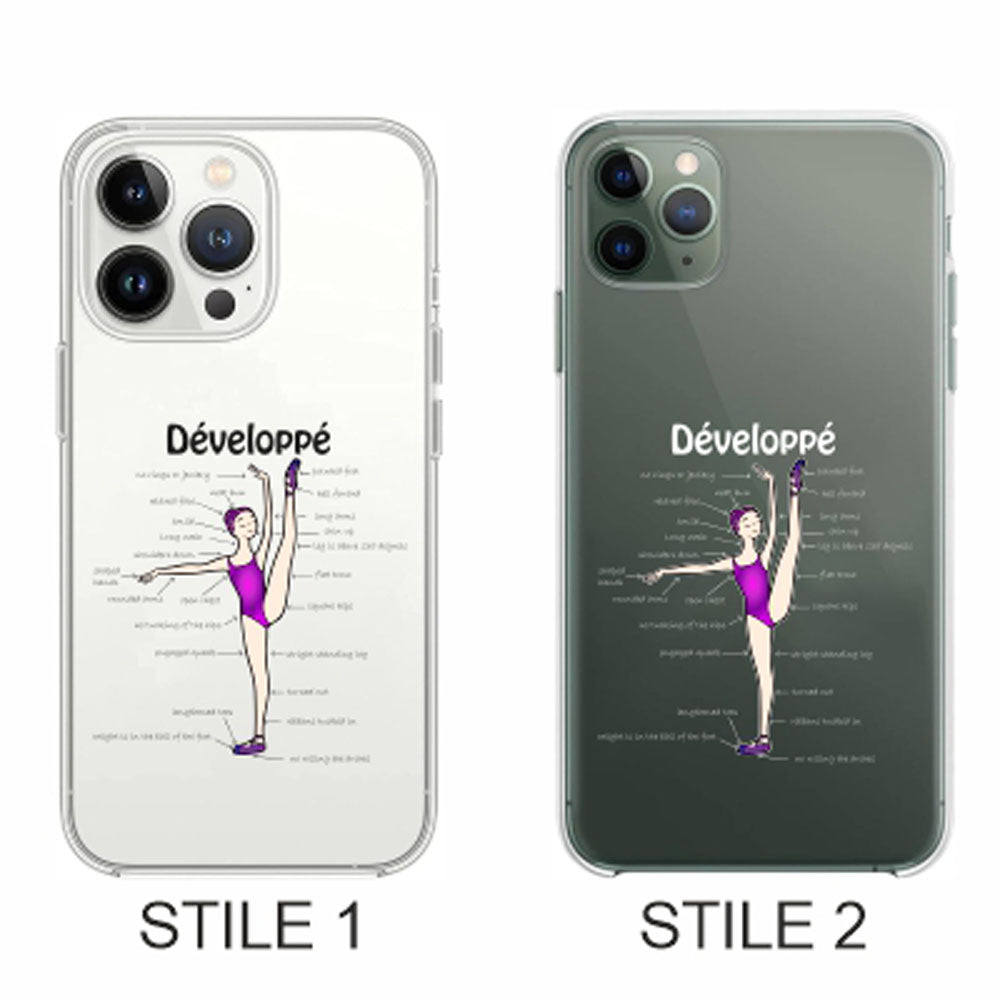 Cover Compatibile Con Tutti i Modelli iPhone - DÈVELOPPÈ - Trasparente UltraSottili AntiGraffio Antiurto Case Custodia Marca
