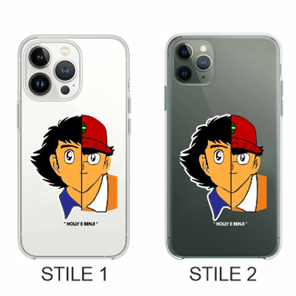 Cover Compatibile Con Tutti i Modelli iPhone - HOLLY E BENJI - Trasparente UltraSottili AntiGraffio Antiurto Case Custodia Marca