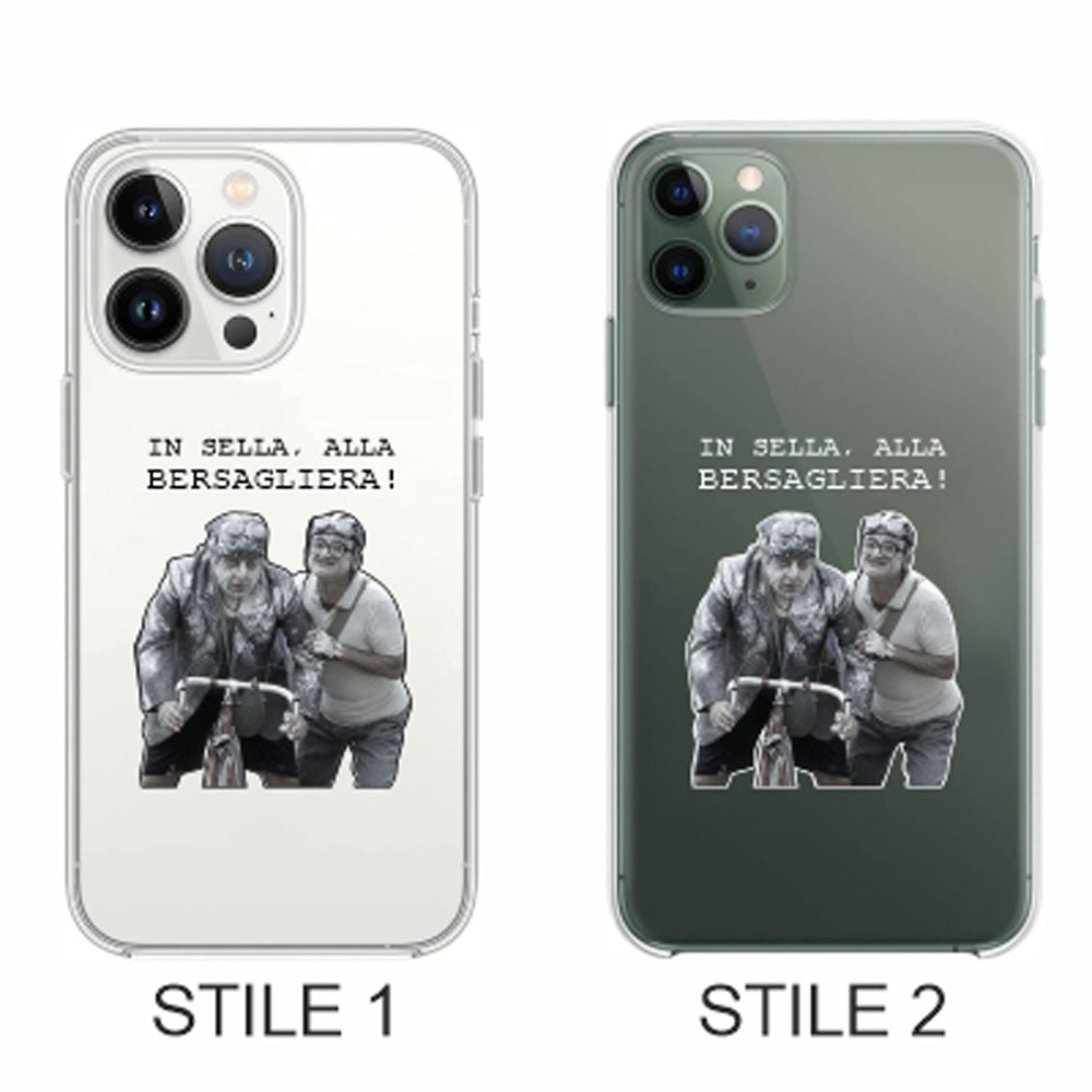 Cover Compatibile Con Tutti i Modelli iPhone - IN SELLA - Trasparente UltraSottili AntiGraffio Antiurto Case Custodia Marca