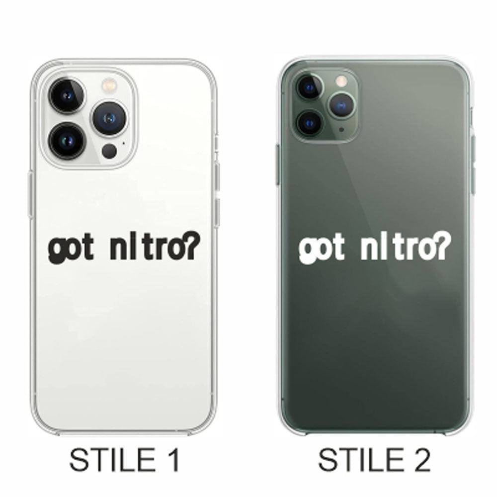 Cover Compatibile Con Tutti i Modelli iPhone - GOT NITRO - Trasparente UltraSottili AntiGraffio Antiurto Case Custodia Marca