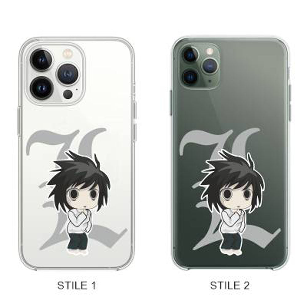 Cover Compatibile Con Tutti i Modelli iPhone - LAWLIET CHIBI - Trasparente UltraSottili AntiGraffio Antiurto Case Custodia Marca