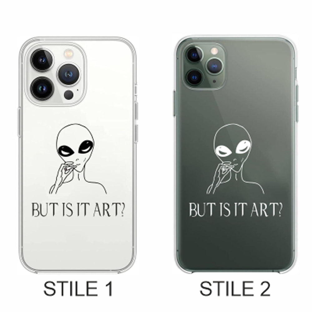 Cover Compatibile Con Tutti i Modelli iPhone - BUT IS ART - Trasparente UltraSottili AntiGraffio Antiurto Case Custodia Marca