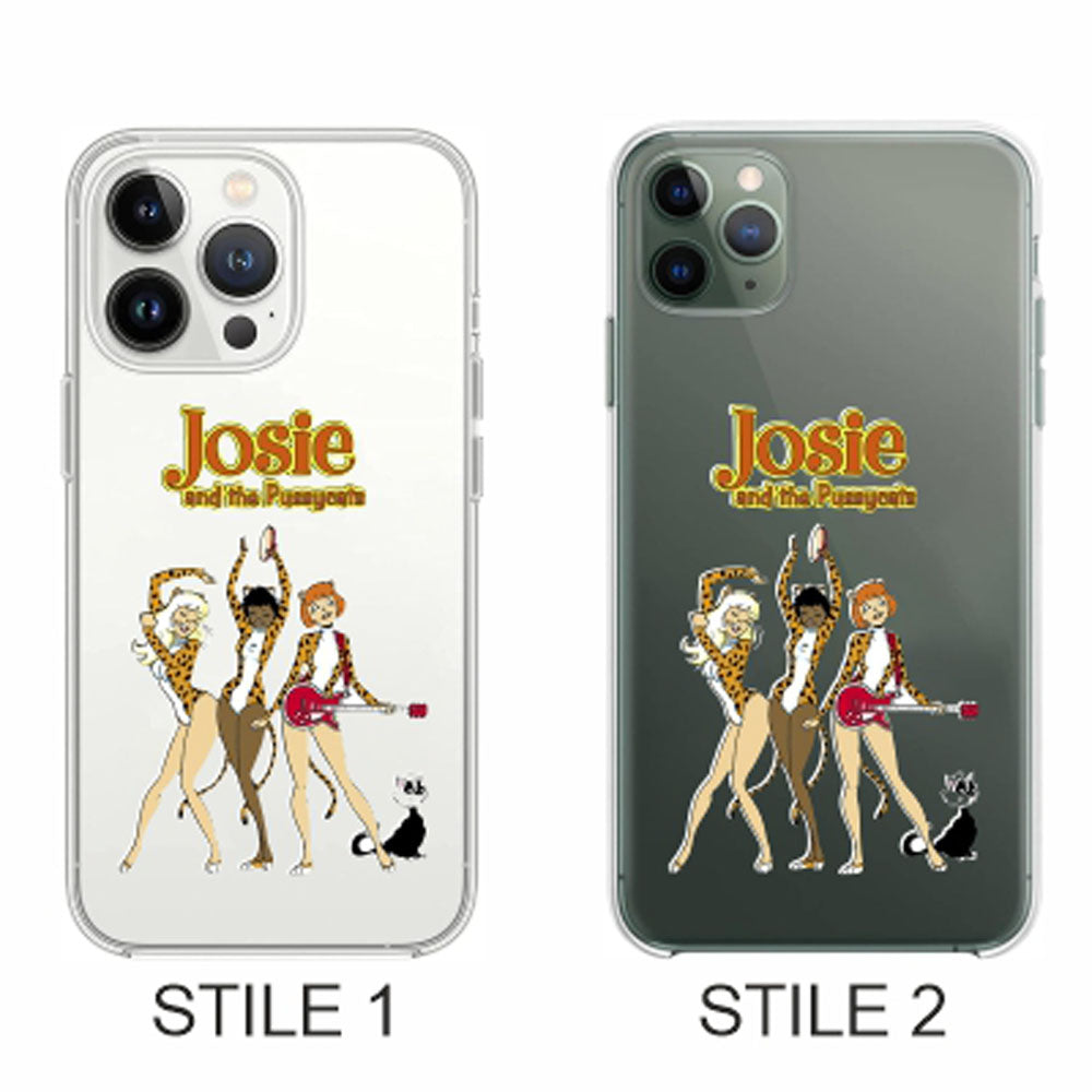 Cover Compatibile Con Tutti i Modelli iPhone - JOSIE AND THE PUSSY CAT - Trasparente UltraSottili AntiGraffio Antiurto Case Custodia Marca