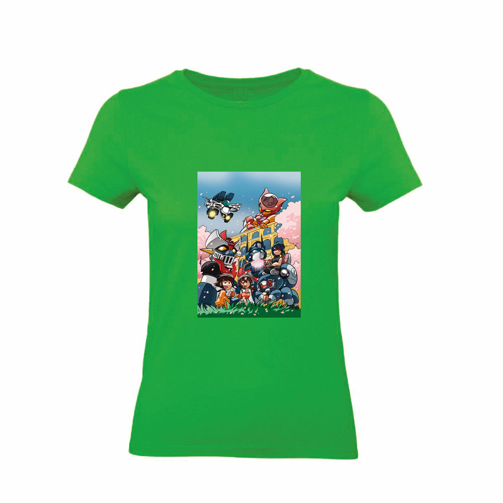 T-Shirt Uomo Donna & Bambino - MECHA'S WORLD - Maglietta Maglia Tshirt Super vestibilità Top qualità