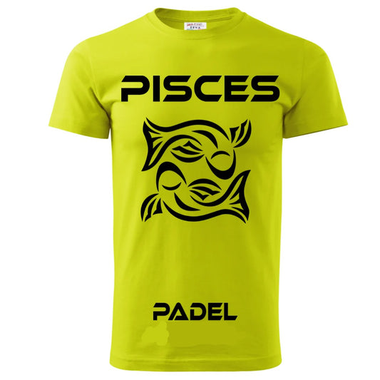 T-Shirt PADEL in Tessuto Dry Fit UNISEX - PESCI - Elasticizzato e Traspirante Maglietta Maglia Sport Super vestibilità Top qualità
