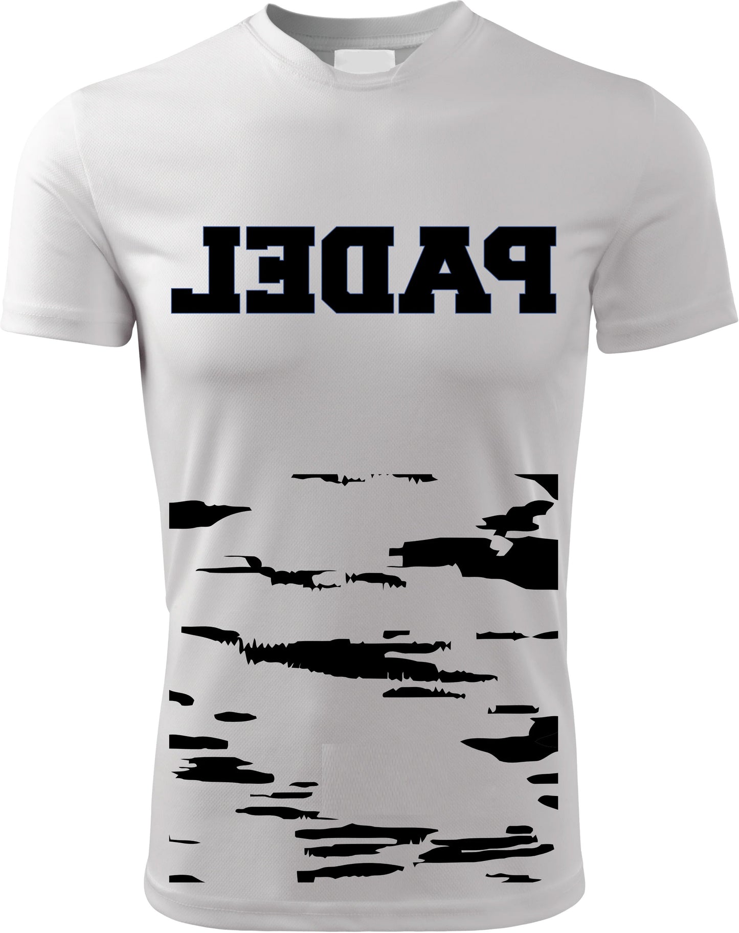 T-Shirt PADEL in Tessuto Dry Fit UNISEX - Mimetica - Elasticizzato e Traspirante Maglietta Maglia Sport Super vestibilità Top qualità