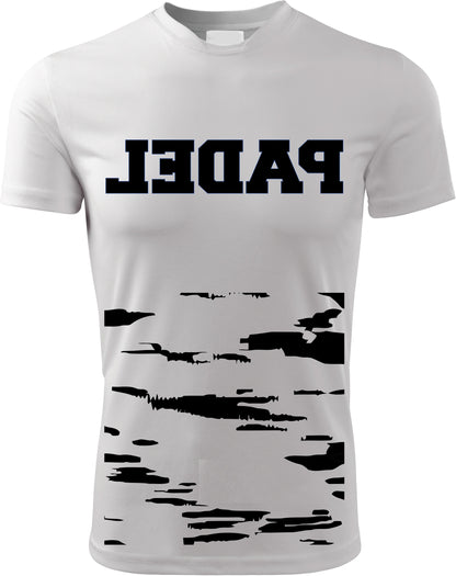 T-Shirt PADEL in Tessuto Dry Fit UNISEX - Mimetica - Elasticizzato e Traspirante Maglietta Maglia Sport Super vestibilità Top qualità