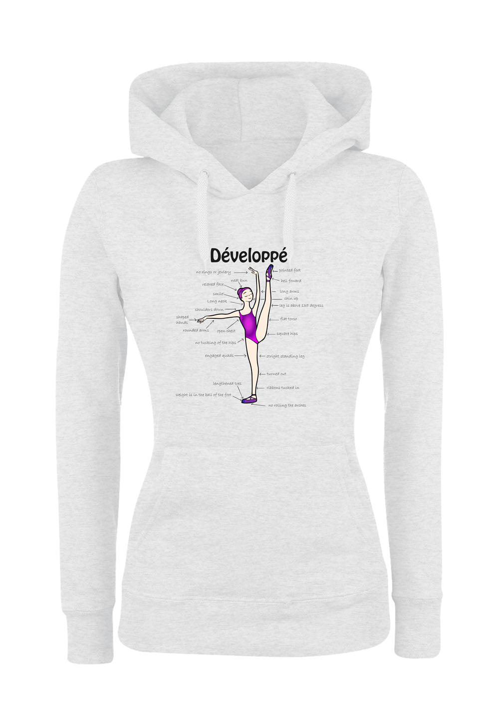 Felpa con cappuccio DONNA & BAMBIN - DÈVELOPPÈ - Super vestibilità Top qualità