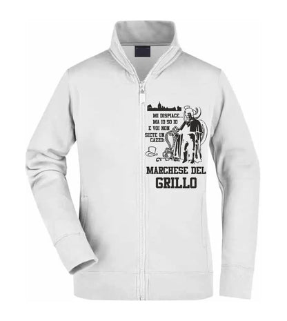 Felpa Unisex Full Zip - MARCHESE DEL GRILLO - Super vestibilità Top qualità