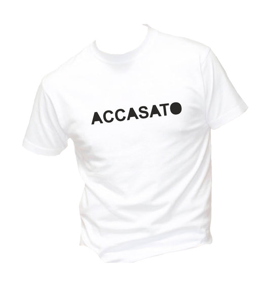 T-Shirt Uomo, Donna & Bambino - ACCASATO/A - Maglietta Maglia Tshirt Super vestibilità Top qualità